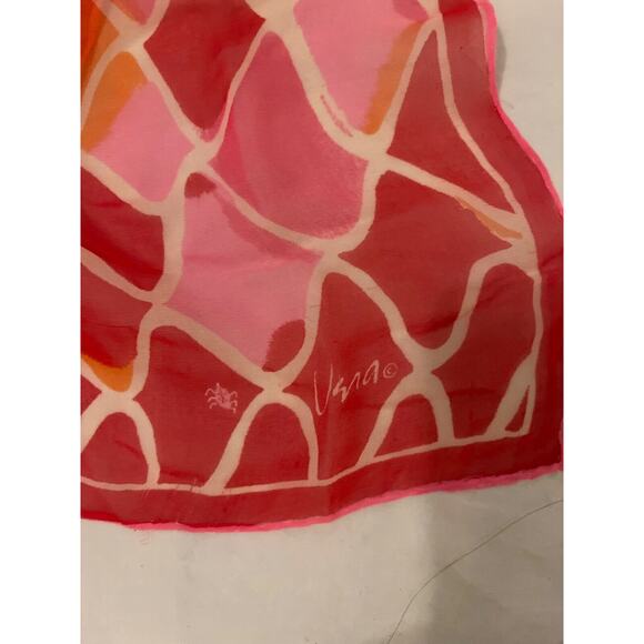 Vintage VERA Neumann Scarf ~ Ladybug Signed ~ Semi Sheer - Picture 6 of 8